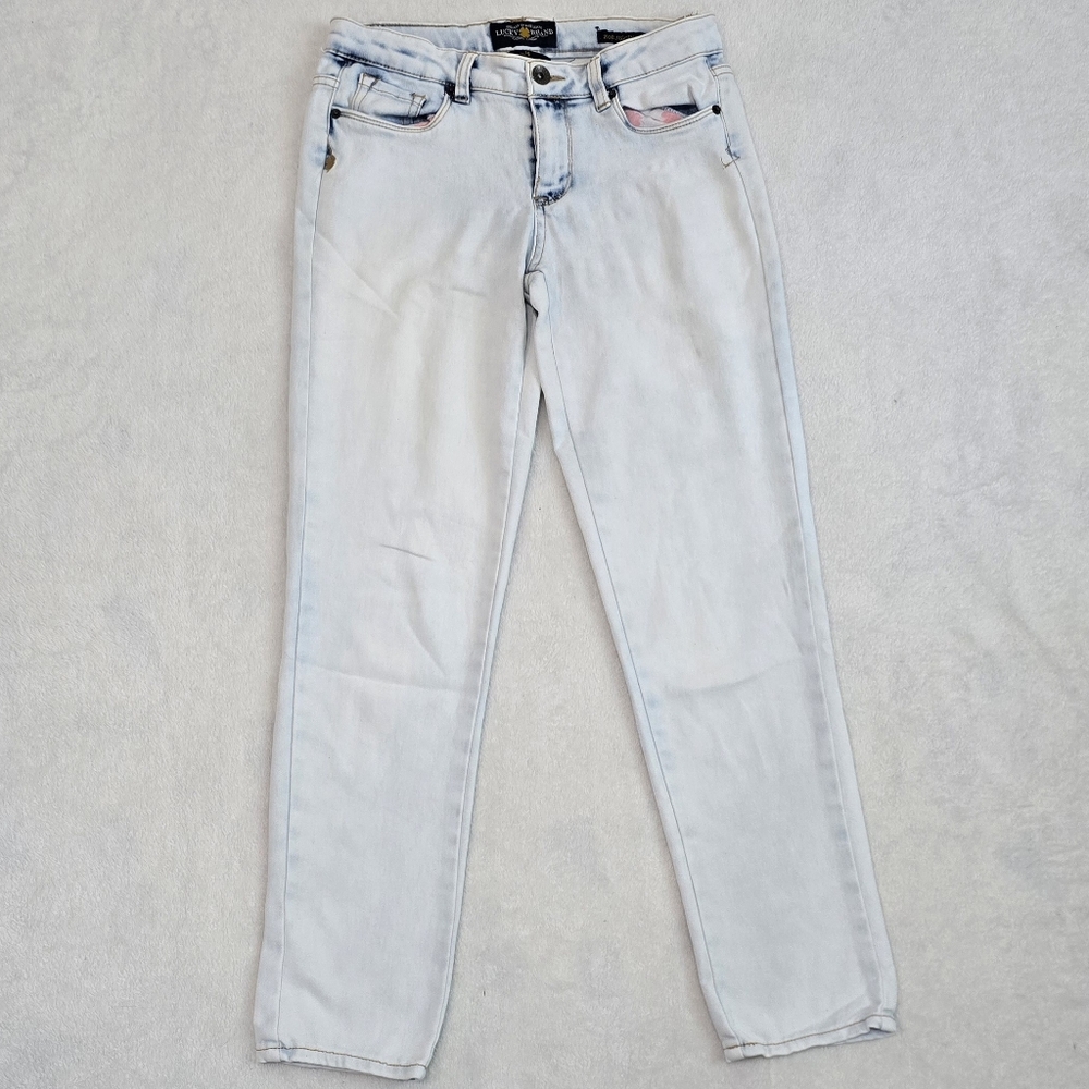 Lot of 2 Girl's Lucky Brand Jeans - Wide Leg Cargo & Zoe Jeggings - Size 14 - Picture 6 of 7